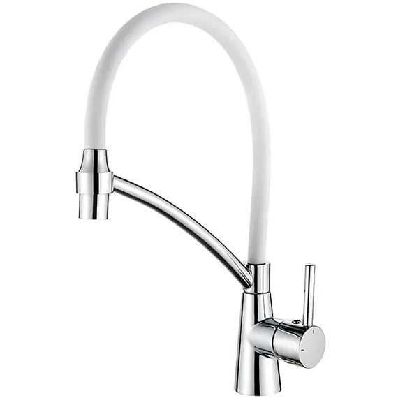 Смеситель для кухни с гибким изливом с душем Ledeme L4399-3 хром