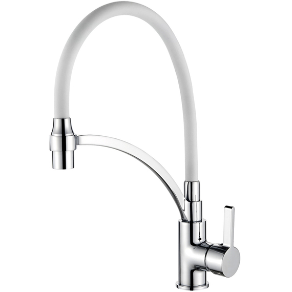 Смеситель для кухни с гибким изливом с душем Ledeme L4499-3 хром