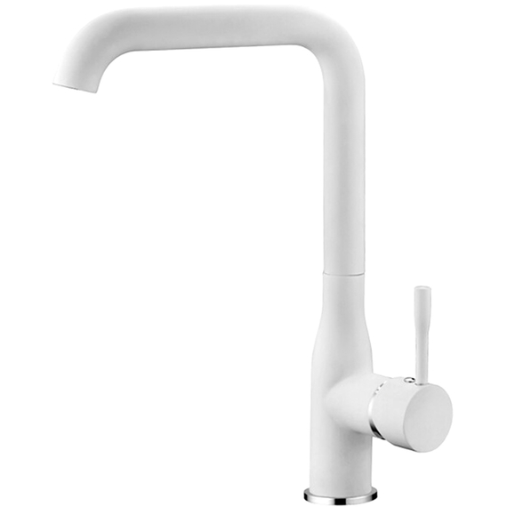 Смеситель для кухни Ledeme R L4698W белый