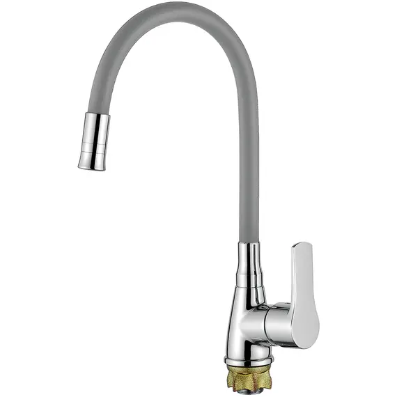 Смеситель для кухни с гибким изливом с душем Ledeme L4699-9 хром
