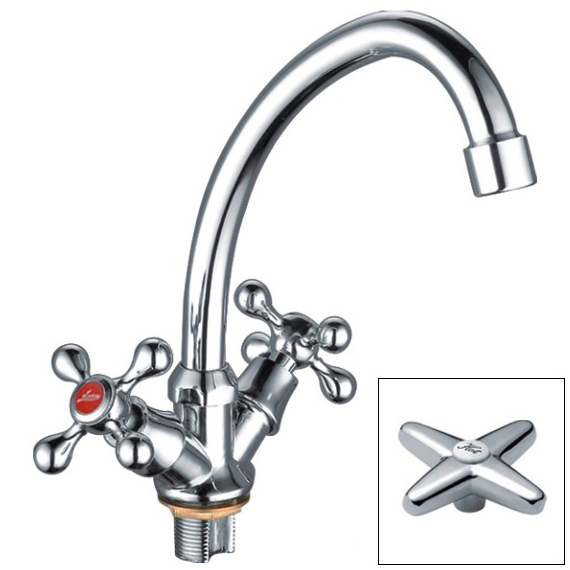 Смеситель для кухни Ledeme H20 L4920 хром
