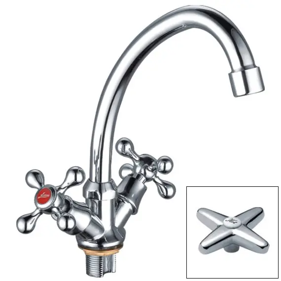 Смеситель для кухни Ledeme H20 L4920 хром