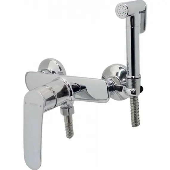 Смеситель с гигиеническим душем Ledeme H72 L5272 хром