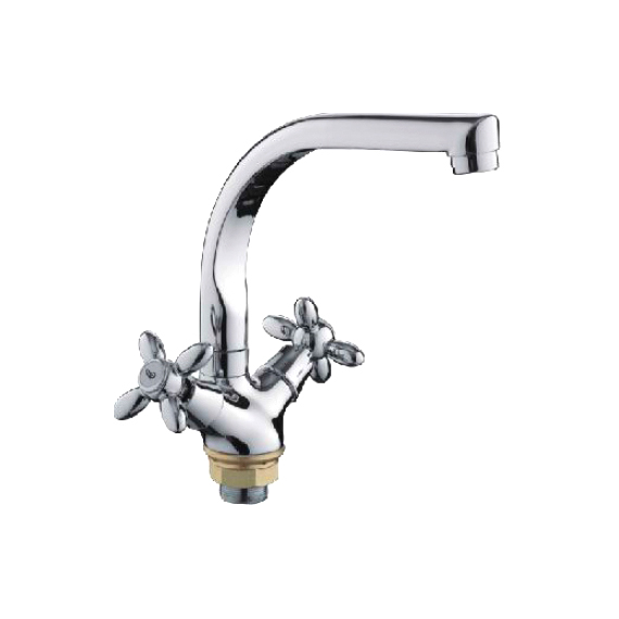 Смеситель для кухни Ledeme L5827-2 хром