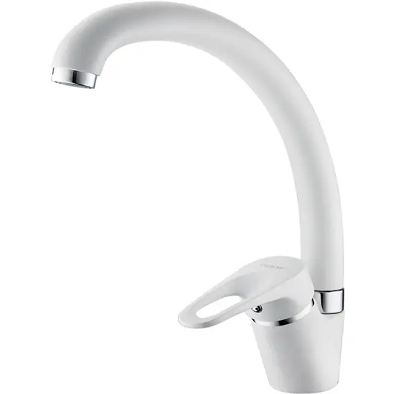Смеситель для кухни Ledeme L5913H белый
