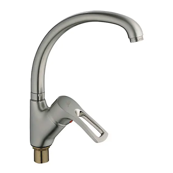 Смеситель для кухни Ledeme H25A L5925A суперсталь