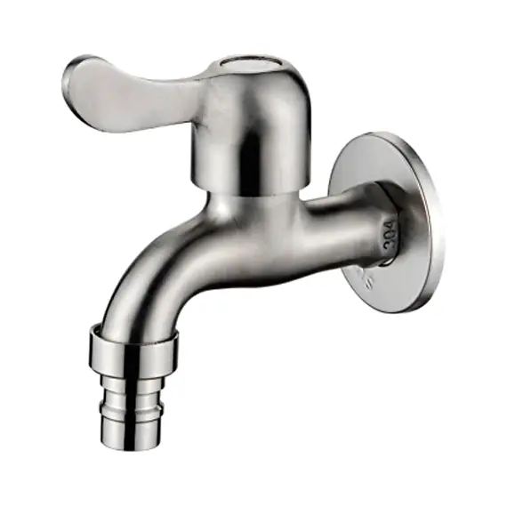 Кран водоразборный Ledeme L70102 нержавеющая сталь