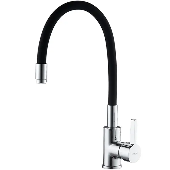 Смеситель для кухни с гибким изливом Ledeme Rainbow L4898-2 хром