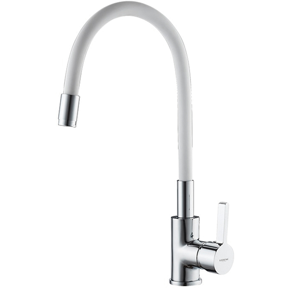 Смеситель для кухни с гибким изливом Ledeme Rainbow L4898-3 хром