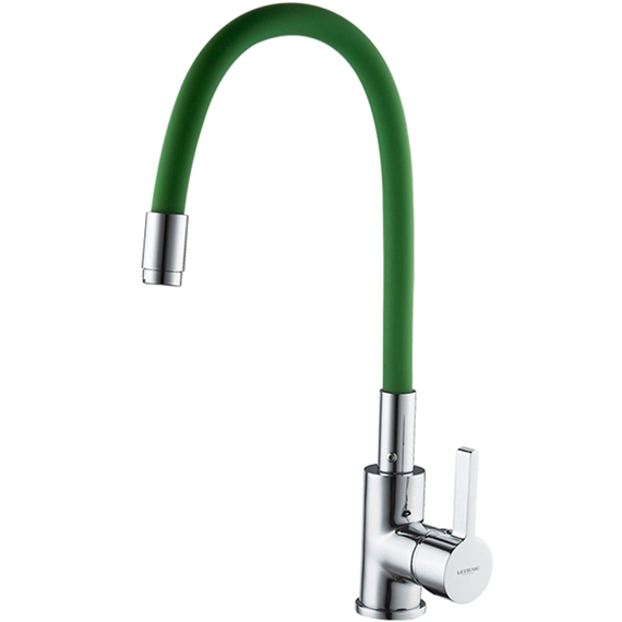 Смеситель для кухни с гибким изливом Ledeme Rainbow L4898-5 хром