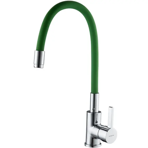 Смеситель для кухни с гибким изливом Ledeme Rainbow L4898-5 хром