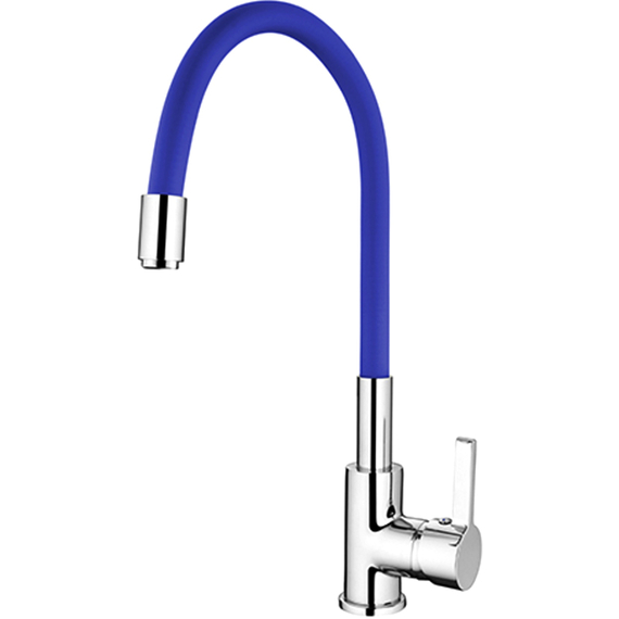 Смеситель для кухни с гибким изливом Ledeme Rainbow L4898-6 хром