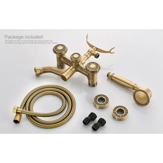 Смеситель для ванны Gerhans K18 K13018 бронзовый, изображение 19