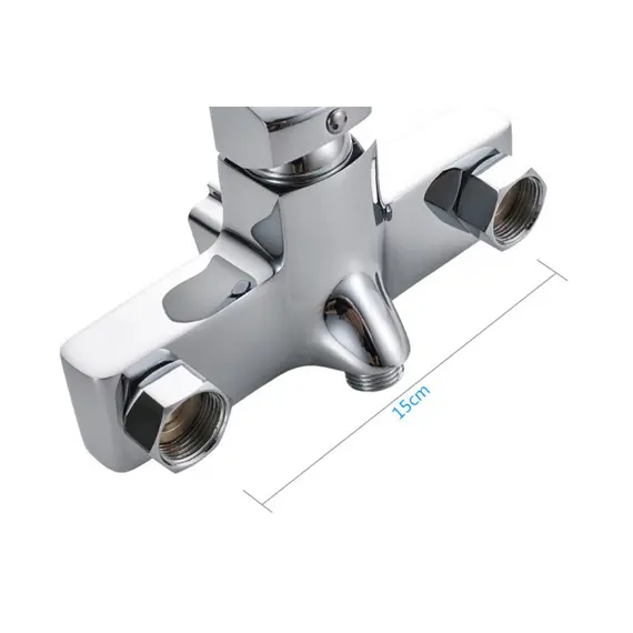 Смеситель для ванны Gerhans Pillar K13106 хром, изображение 11