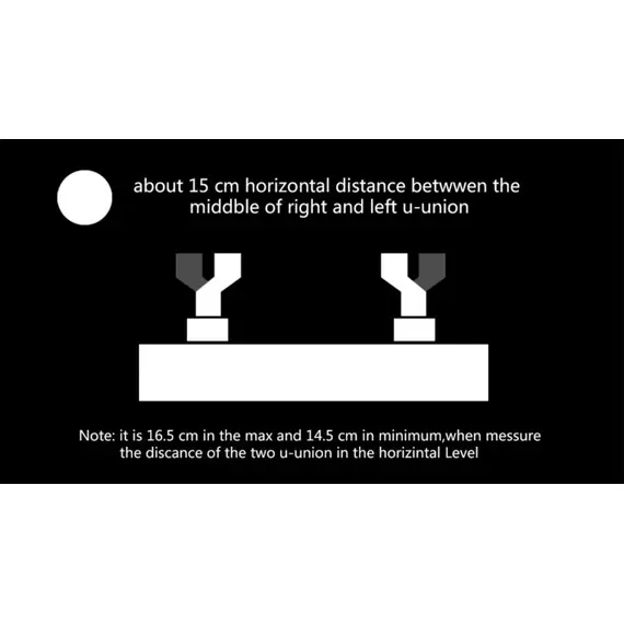 Смеситель для ванны Gerhans Pillar K13106 хром, изображение 12