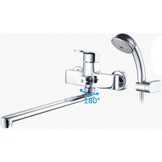 Смеситель для ванны Gerhans Pillar K13106 хром, изображение 4