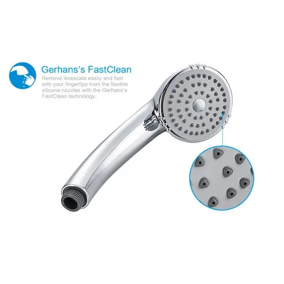 Смеситель для ванны Gerhans K15W K13115W белый/хром, изображение 14