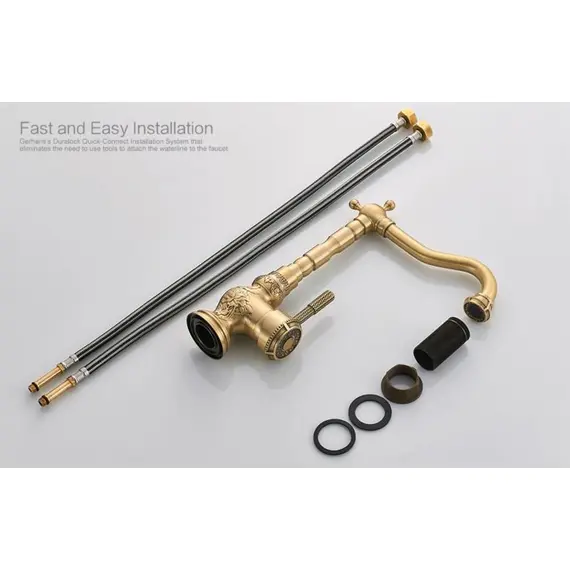 Смеситель для кухни Gerhans K18 K14218 бронзовый, изображение 14