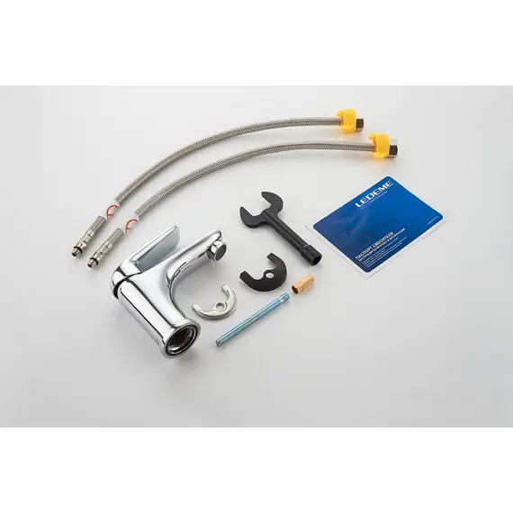Смеситель для раковины Ledeme H48 L1048 хром, изображение 14