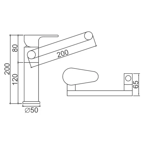 Смеситель для кухни Ledeme H55 L1055-17 хром, изображение 5