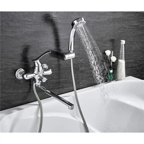 Смеситель для ванны Ledeme H41 L2341 хром, изображение 5