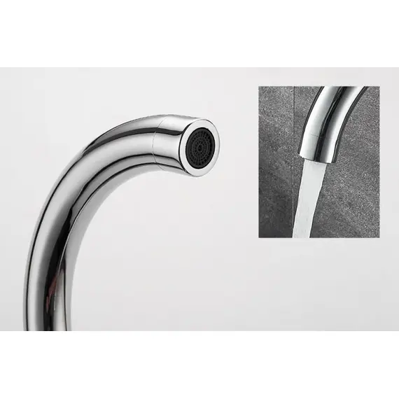 Смеситель для кухни со встроенным краном под фильтр питьевой воды Ledeme R L4255-3 хром, изображение 6