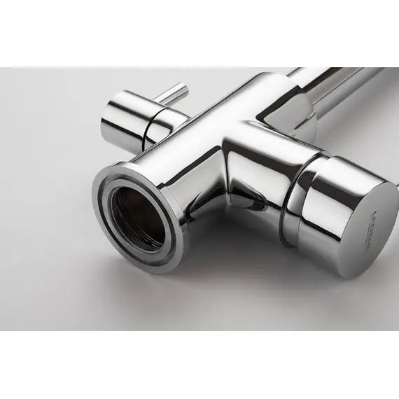 Смеситель для кухни со встроенным краном под фильтр питьевой воды Ledeme R L4255-3 хром, изображение 7