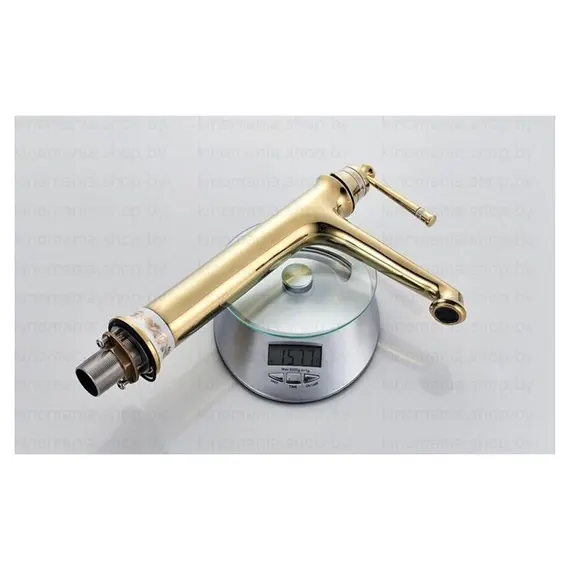 Смеситель для раковины Gerhans K20G K11120G золотой, изображение 6