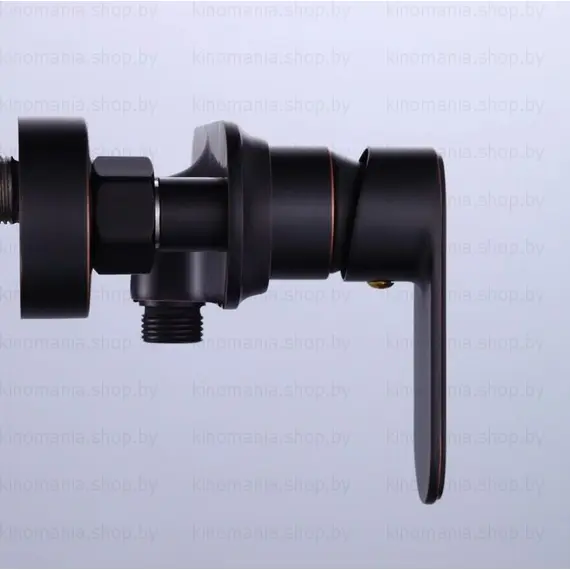 Смеситель для душа Gerhans K22 K12022T черный с золотой патиной, изображение 10