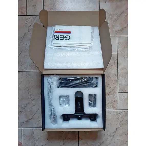 Смеситель для душа Gerhans K22 K12022T черный с золотой патиной, изображение 11