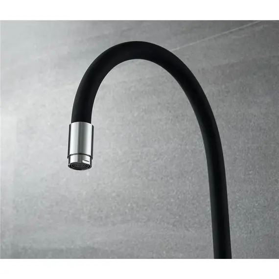 Смеситель для кухни с гибким изливом Ledeme Rainbow L4898-2 хром, изображение 3
