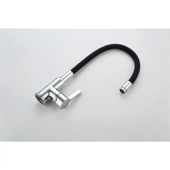 Смеситель для кухни с гибким изливом Ledeme Rainbow L4898-2 хром, изображение 7