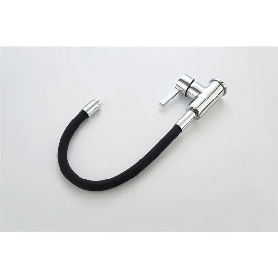 Смеситель для кухни с гибким изливом Ledeme Rainbow L4898-2 хром, изображение 8