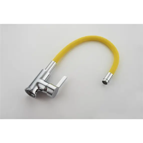 Смеситель для кухни с гибким изливом Ledeme Rainbow L4898-4 хром, изображение 4