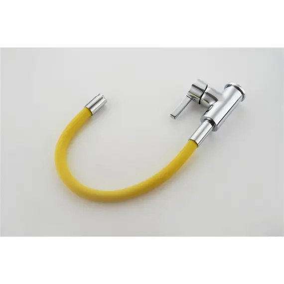 Смеситель для кухни с гибким изливом Ledeme Rainbow L4898-4 хром, изображение 5