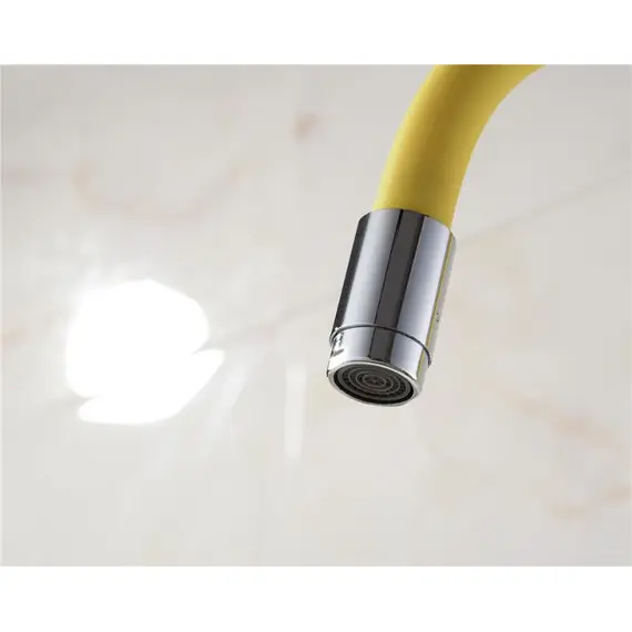 Смеситель для кухни с гибким изливом Ledeme Rainbow L4898-4 хром, изображение 6