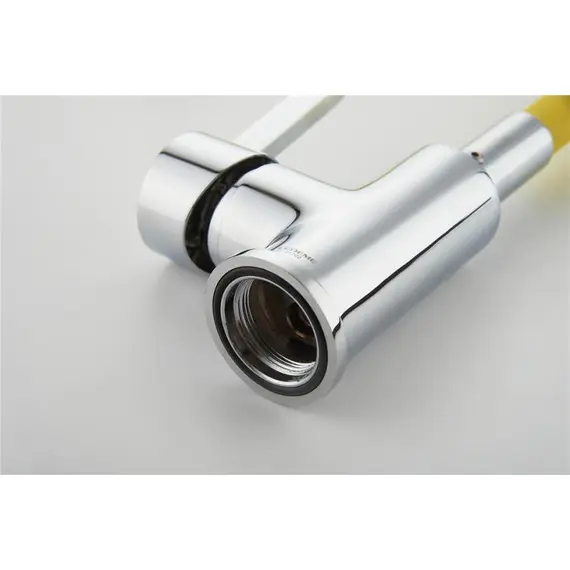 Смеситель для кухни с гибким изливом Ledeme Rainbow L4898-4 хром, изображение 9