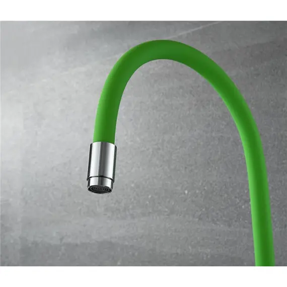Смеситель для кухни с гибким изливом Ledeme Rainbow L4898-5 хром, изображение 9
