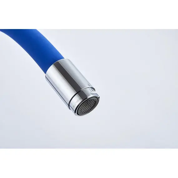 Смеситель для кухни с гибким изливом Ledeme Rainbow L4898-6 хром, изображение 9