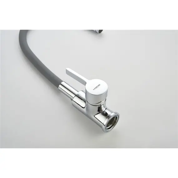 Смеситель для кухни с гибким изливом Ledeme Rainbow L4898-9 хром, изображение 10