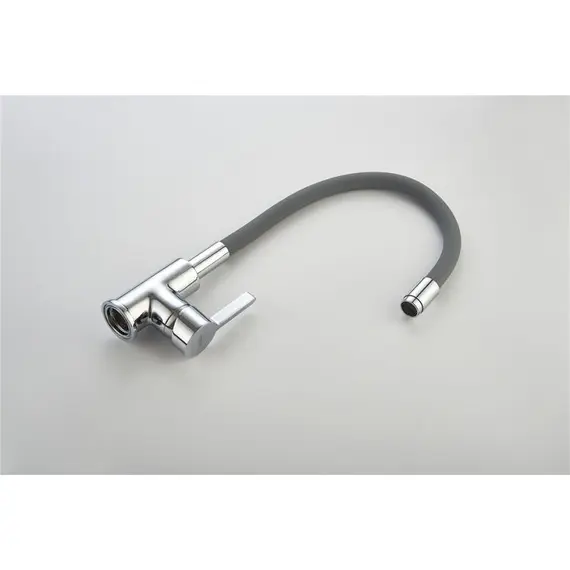 Смеситель для кухни с гибким изливом Ledeme Rainbow L4898-9 хром, изображение 5