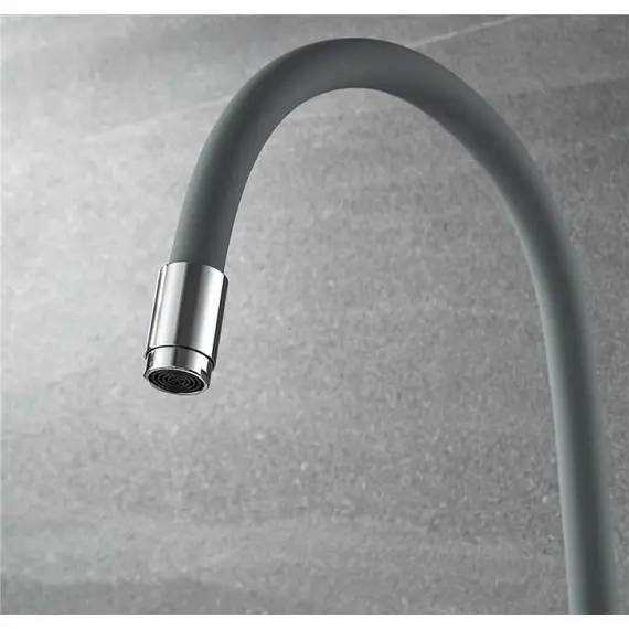 Смеситель для кухни с гибким изливом Ledeme Rainbow L4898-9 хром, изображение 8