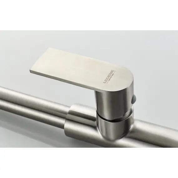 Смеситель для кухни Ledeme L74008 суперсталь, изображение 7