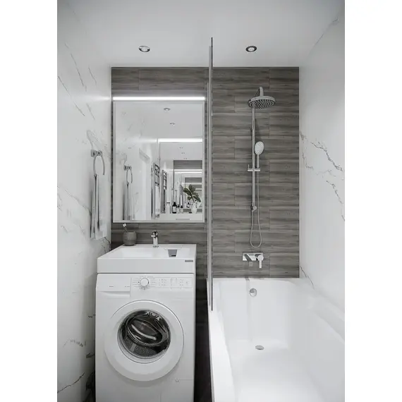 Раковина на стиральную машину Paulmark Berg PM710431 60 х 50 см, изображение 3