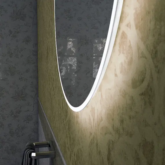 Зеркало для ванной Teymi Tiko Lina круглое 60 см с LED подсветкой, изображение 3