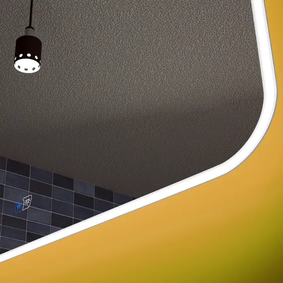 Зеркало для ванной Teymi Tiko Solli 120 х 80 см с LED подсветкой и подогревом, изображение 4