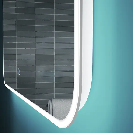 Зеркало для ванной Teymi Tiko Solli 120 х 80 см с LED подсветкой и подогревом, изображение 5
