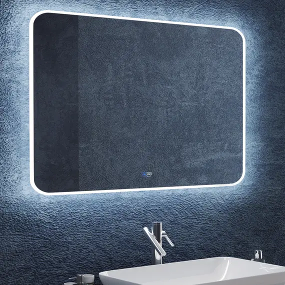 Зеркало для ванной Teymi Tiko Solli 120 х 80 см с LED подсветкой и подогревом, изображение 3