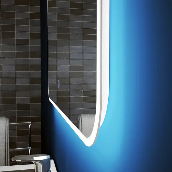 Зеркало для ванной Teymi Tiko Solli 60 х 80 см с LED подсветкой и подогревом, изображение 3