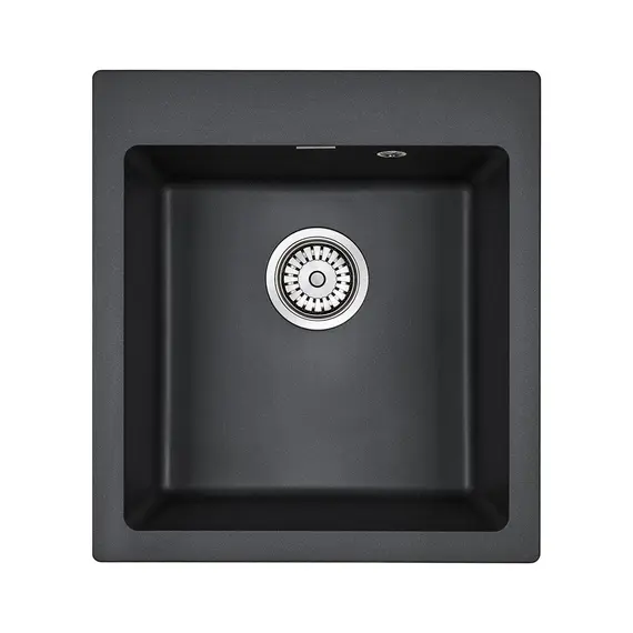 Мойка из камня Paulmark Kante 45 PM104651-BL черный кварц 46 х 51 см